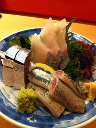 青魚盛合せ