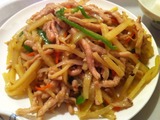 豚肉とジャガイモ炒め