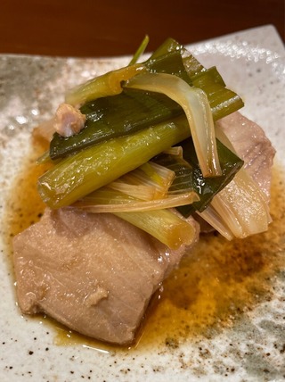 ねぎ鮪煮