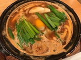 スタミナもつ入り味噌煮込うどん