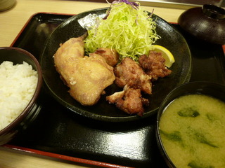 チキンコンビ定食