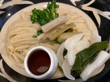 豆腐でたべる冷やしつけ麺