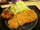 ロースカツ&唐揚