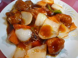 鶏肉甘酢あんかけ