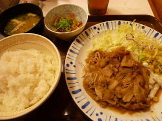 豚しょうが焼き定食