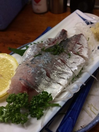 アジ刺身