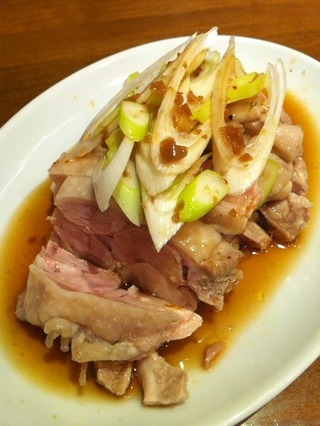 蒸し鶏の冷菜
