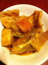 サーモンひれ揚げ