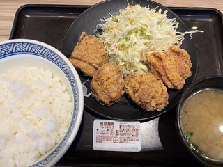 唐揚げ定食