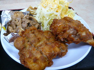 からあげ&生姜焼き