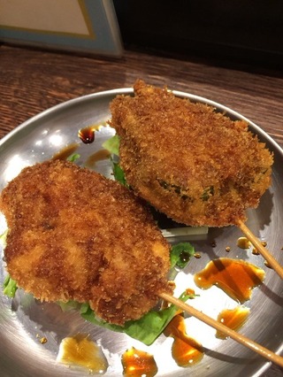 若鳥モモ&ピーマン肉詰め