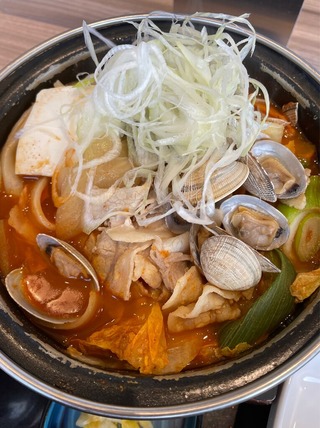あさり豚チゲ御膳