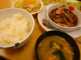 シチューハンバーグ定食