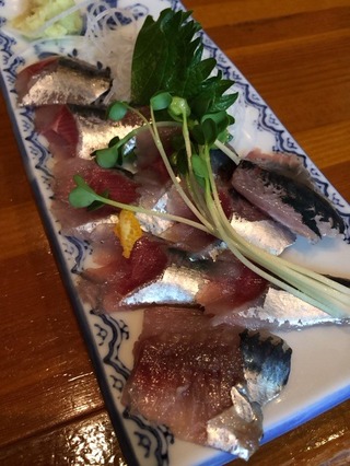 いわしさしみ