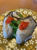 蒸しカキの握り
