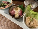 いか酢の物_まぐろ山かけ_ゆば刺