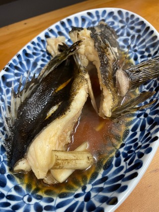 タケノコメバルの煮付け