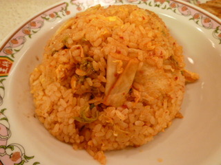 キムチ炒飯大盛り