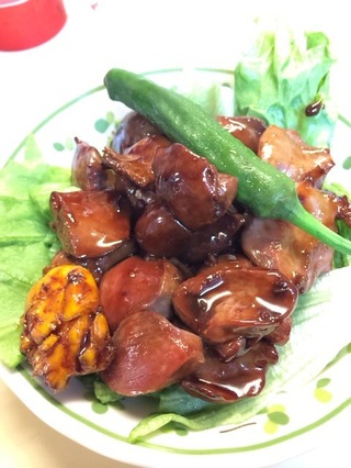 鳥もつ煮