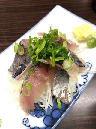 アジ刺身