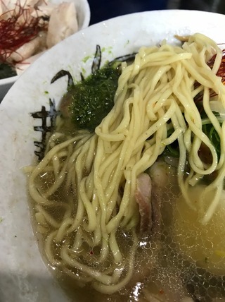 あおさ貝塩そば