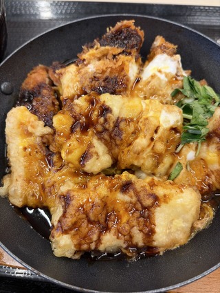 豚ロース天とチキンカツ定食