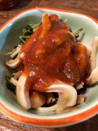 豆苗ミミガー