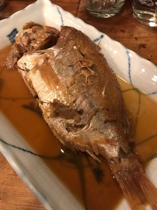 鯛煮付