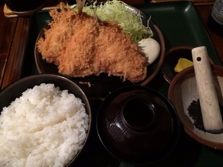 アジフライ定食