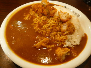 フライドチキンカレー