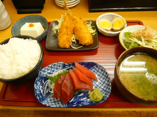まぐろ刺身定食