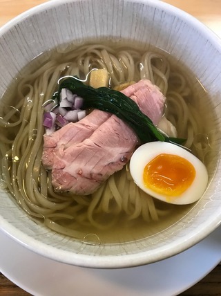 鶏と魚の塩そば