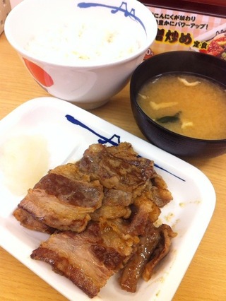 カルビ焼肉定食
