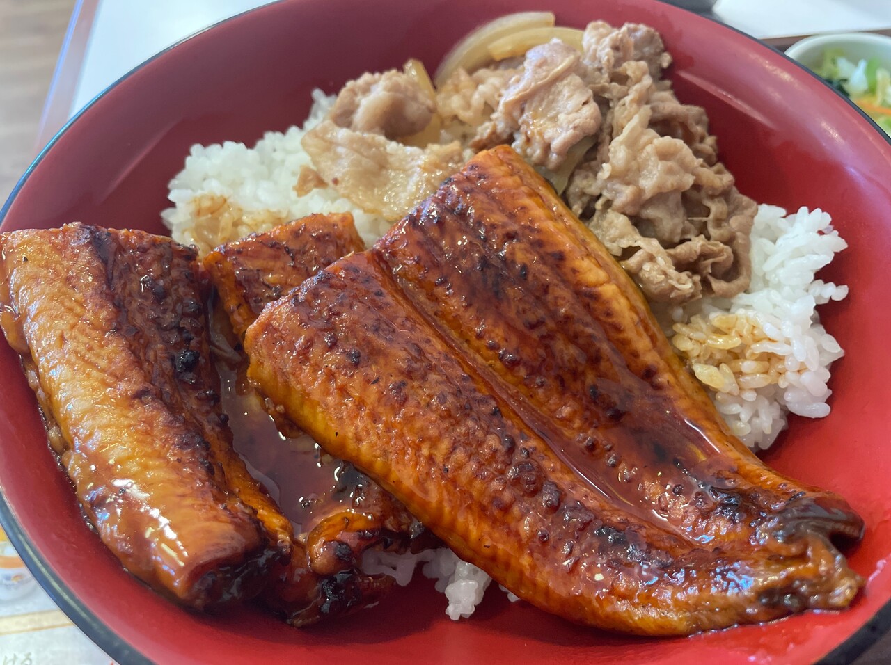 うな うな ぎゅー ぎゅー 特盛うな牛 すき家 豊川 食メモ 愛知 旅先b級グルメと飲み記録