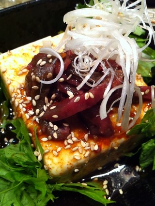 地獄ユッケ豆腐