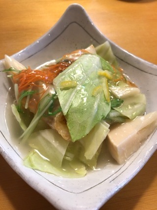 真鯛の唐揚げ 春野菜のあんかけ