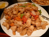 鶏肉の四川風辛口炒め
