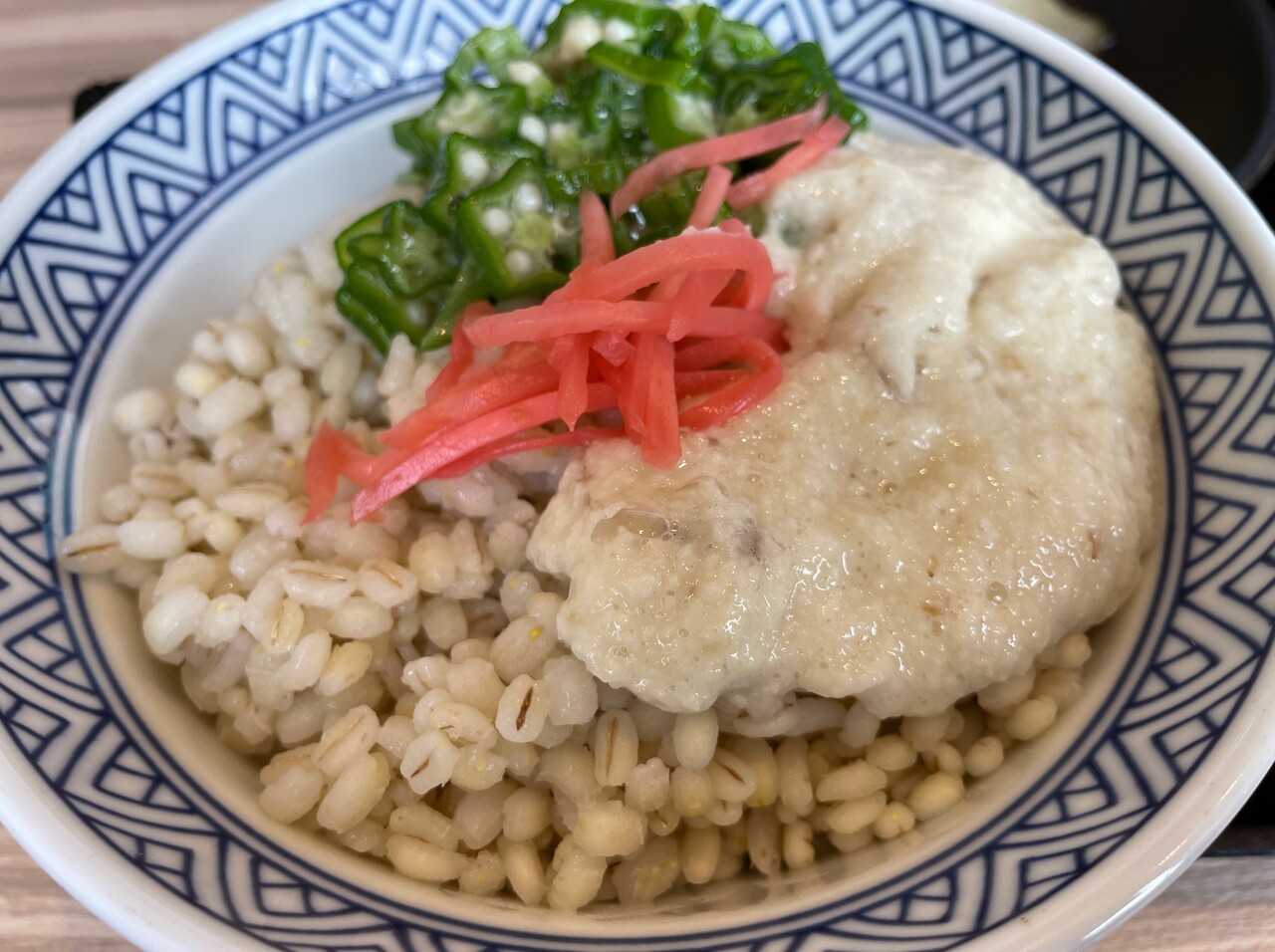 暑い夏にピッタリ ねぎ塩豚皿麦とろ御膳 吉野家 豊川 食メモ 愛知 旅先b級グルメと飲み記録