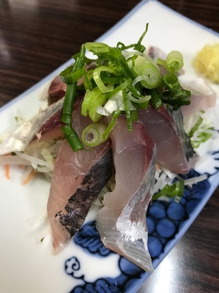 アジ刺身