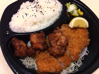 とんかつ唐揚弁当
