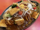 彩りロースカツスパ