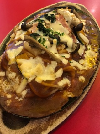 秋のチーズ焼きチャオスパ