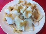 茹でイカの香味ソースがけ