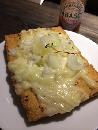 厚揚げマヨチーズ