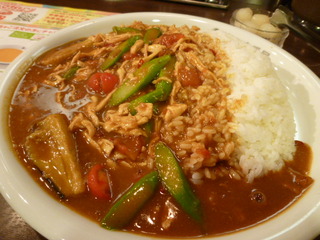 チキンと夏野菜カレー