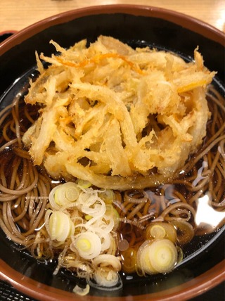 特大かき揚げそば