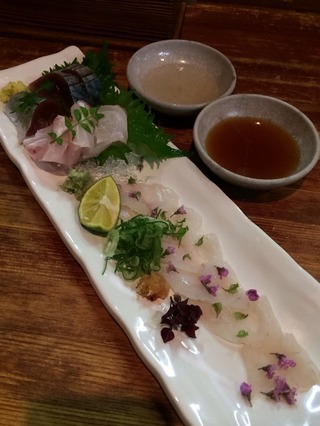 食べたいお造り三種盛