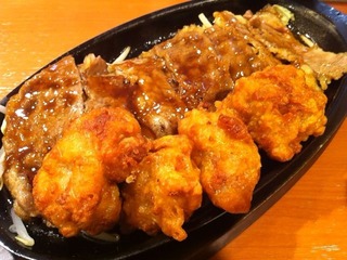 焼肉&唐揚