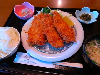 あじフライ定食