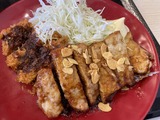 トンテキ×チキンカツ